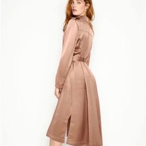 NWT Victoria Secret Lux Satin Duster Trench coat